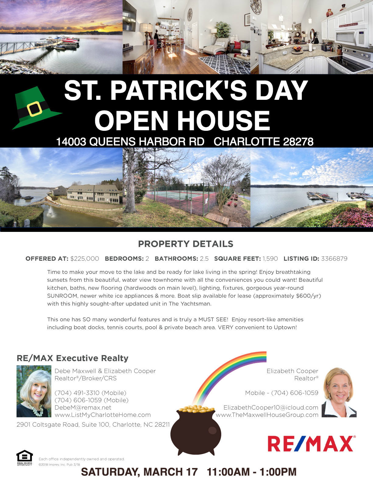 St. Patrick's Day Open House The Yachtsman SAT MAR
